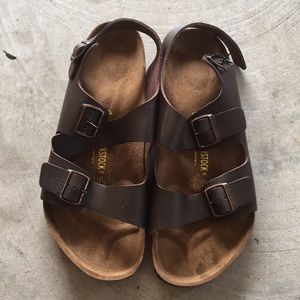 BIRKENSTOCK MILANO Men’s 15 mocha brown